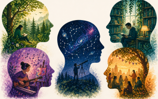 neurodiversity brains outline